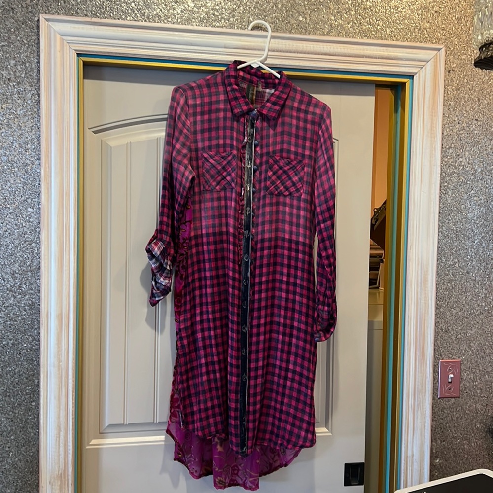 Bohemian Sheer Shacket